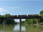 UP 9584 MASKC-28 Crossing The Meramec